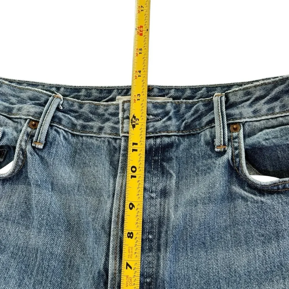 GRLFRND Devon Jeans 31 In My Mind Boyfriend High Rise Button Fly Cotton USA